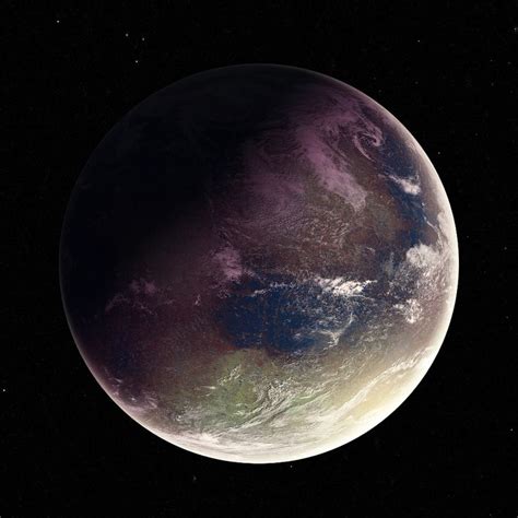 An Artists Rendering Of The Earth From Space