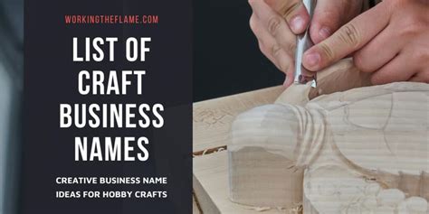 20 Creative Craft Business Name Ideas Updated Working The Flame