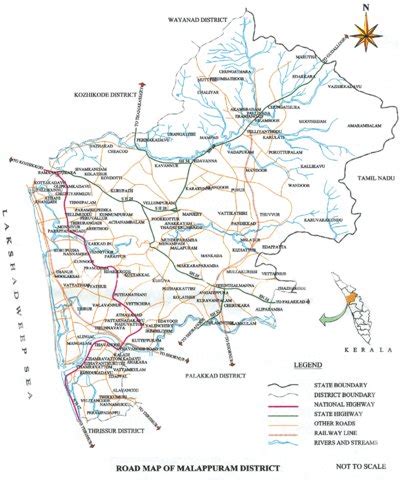 Kerala travel map kerala state map with districts cities towns. Road Maps of Districts of Kerala - India Travel Forum ...