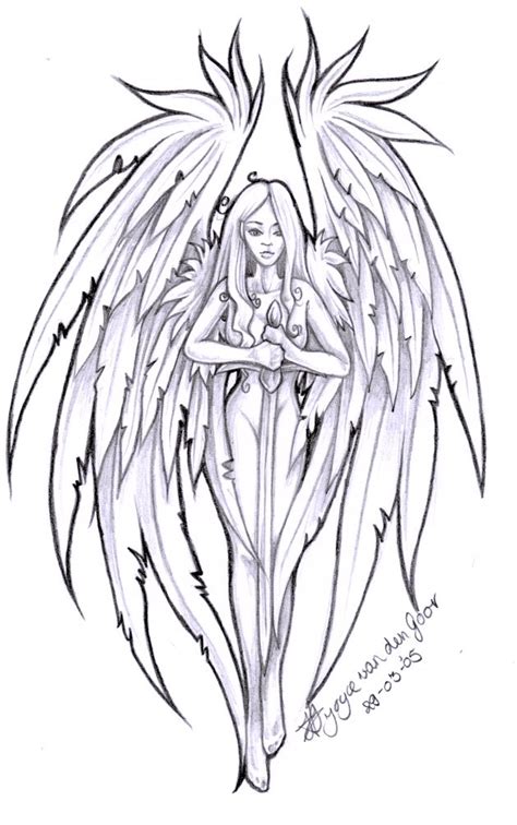 45 Angel Tattoos Designs And Samples