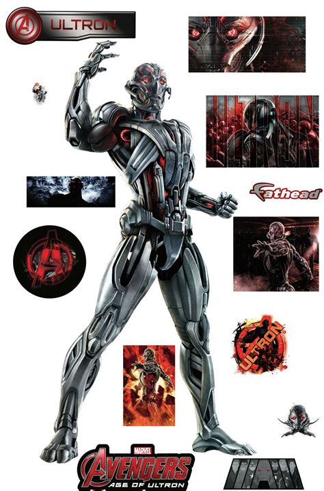 Avengers coloring and activity pack cover. Avengers: Age of Ultron Fathead Wall Decals Featuring ...