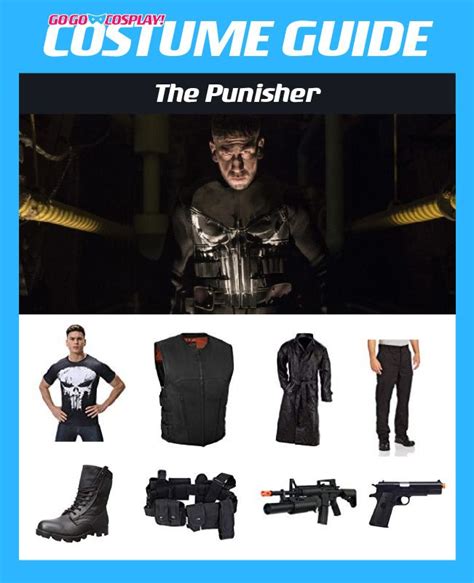 Punisher Costume Guide Go Go Cosplay Punisher Costume Superhero