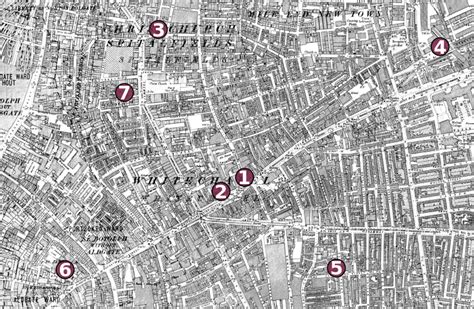 Jack The Ripper Murder Map Uk