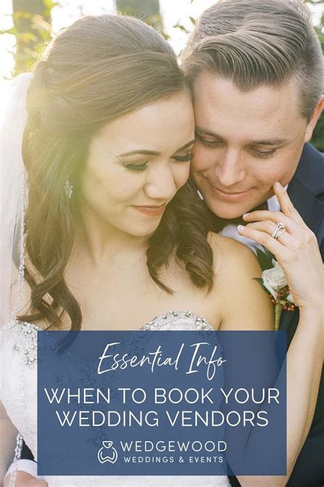 Essential Info When To Book Your Wedding Vendors