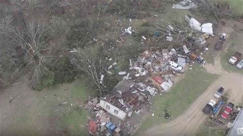 Drone Captures Destruction From Mississippi Tornado Videos From The