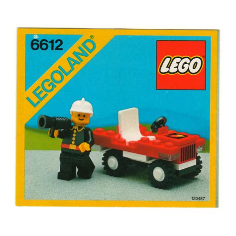 Lego Fire Chiefs Car Set 6612 Instructions Brick Owl Lego Marketplace