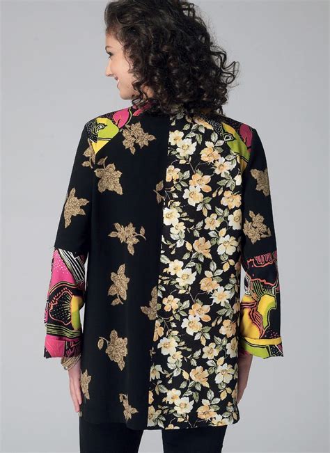 M7132 Misses Patchwork Kimono Jackets Sewing Pattern Mccalls
