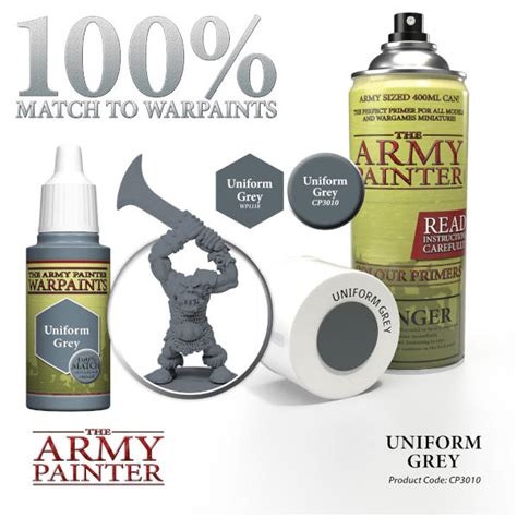 Army Painter Uniform Grey Colour Primer More Than Meeples