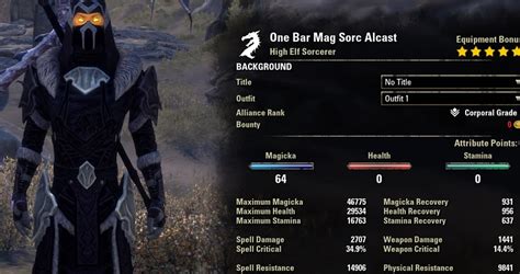 One Bar Magicka Sorcerer Build For Eso Maelstrom And Vateshran Alcasthq