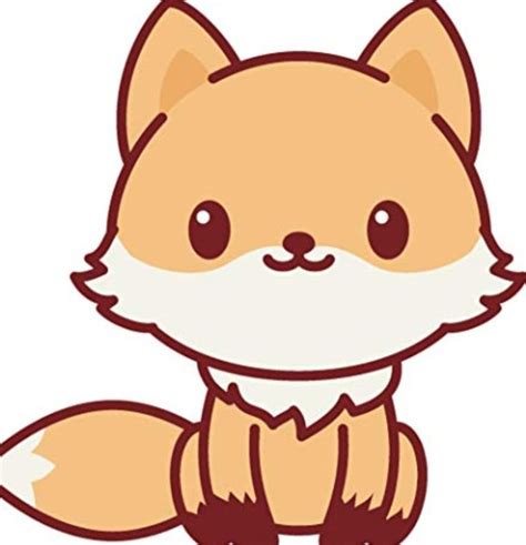 Kawaii Fox Cute Fox Drawing Cute Animal Drawings Kawaii Cute