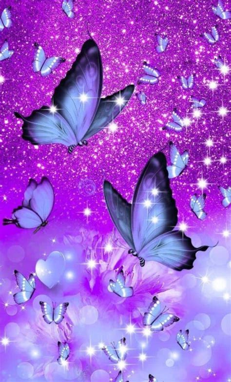 Purple Butterfly Wallpaper En