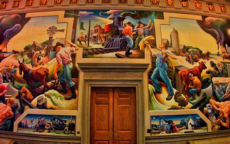 Jefferson City Missouri ~ State Capitol ~ The House Lounge Mural A