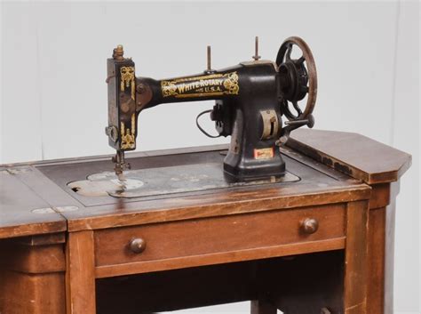 Check spelling or type a new query. Antique White Rotary USA Sewing Machine in Cabinet ...