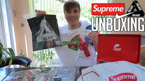 Supreme Fw19 Week 1 Palace Nike And More Unboxing Youtube