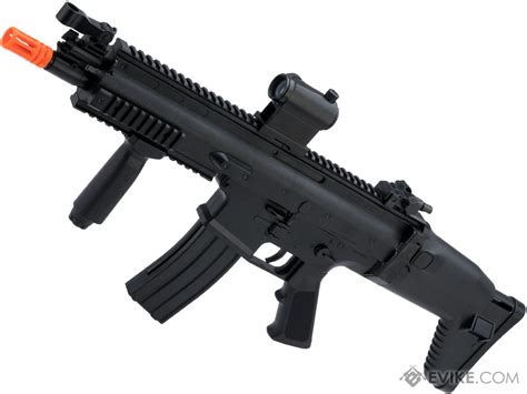 Cybergun SCAR L Licensed Spring Powered Airsoft Rifle Color Black Airsoft Guns Air Spring