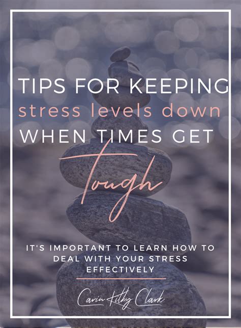 Tips For Keeping Stress Levels Down When Times Get Tough Stress Level