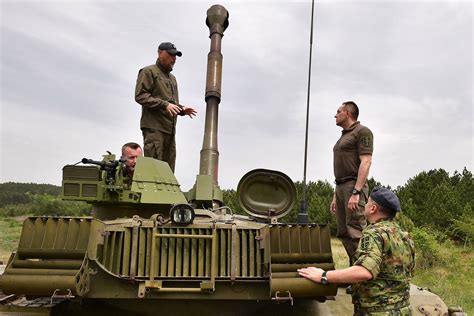 Serbian Army Test-Fires Modernized Gvozdika Self-Propelled Howitzer ...