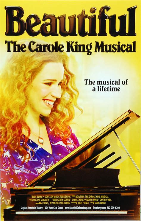 Beautiful The Carole King Musical Broadway Poster Beautiful The