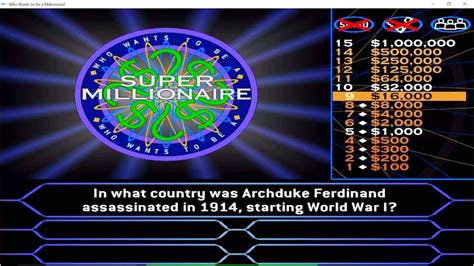 Who Wants To Be A Millionaire Game Episode 1 Youtube