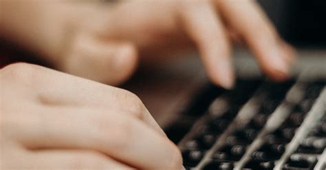 Person Typing On Keyboard · Free Stock Photo