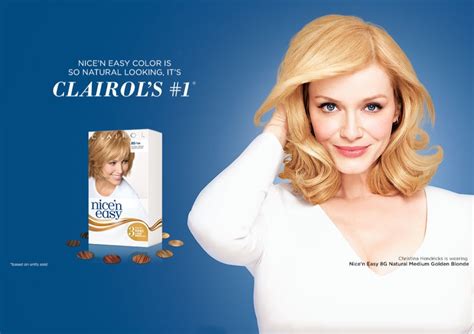 I use it like a mask: Christina Hendricks Has Blonde Hair (Photos)
