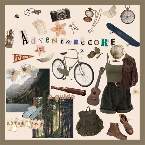 Adventurecore Moodboard Aesthetic Adventure Core Earthy Outfits