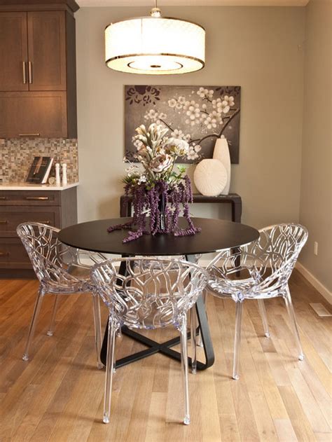 Whether you want inspiration for planning a dining room renovation or are building a designer dining room from scratch, houzz has 722,531 images from the best designers, decorators, and. Clear Dining Chairs Ideas, Pictures, Remodel and Decor