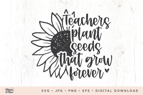 Teachers Plant Seeds That Grow Forever Svg 1565314
