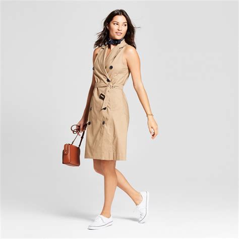 for the ultimate in wardrobe versatility add the sleeveless trench dress from a new day™ to