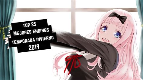Top 25 Mejores Endings De Anime Temporada Invierno 2019 Youtube