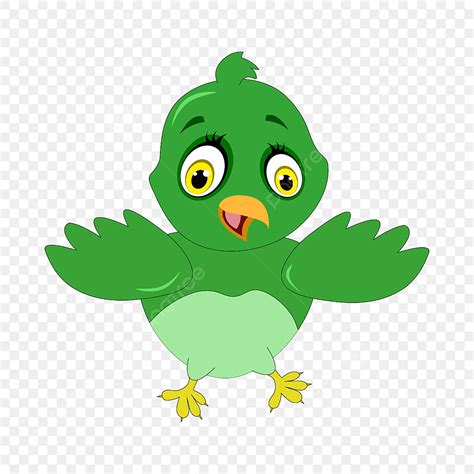 Green Bird Clipart Hd Png Cartoon Clip Art Cute Green Bird Green