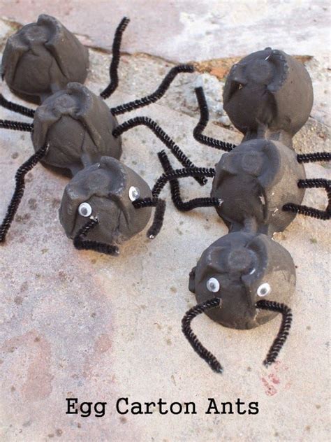 Make Egg Carton Bugs Diy And Crafts Ant Crafts Insect Crafts Egg