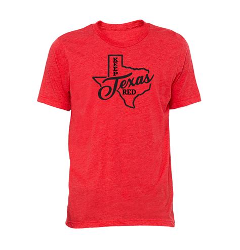 Keep Texas Red T Shirt 2 Red Keep Texas Red Wear