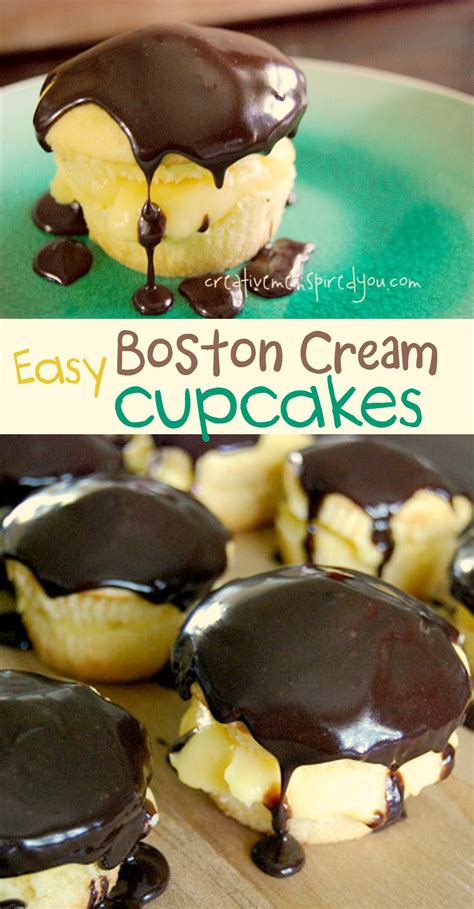 easy as pie boston cream pie cupcakes creative me inspired you boston cream pie yummy