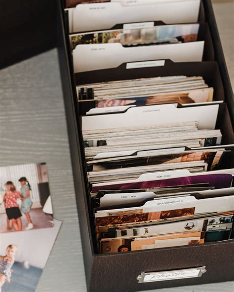 How To Organize Store Your Printed Photo Collection Simply Spaced