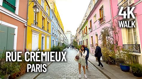 Rue Crémieux Paris Most Colorful Street In Paris France Youtube