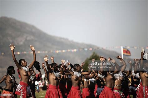 Maidens Sing And Dance During The Last Day Of The Annual Royal Reed