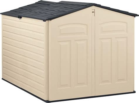 Rubbermaid Outdoor Horizontal Storage Shed Large 32 Cu Ft Olive