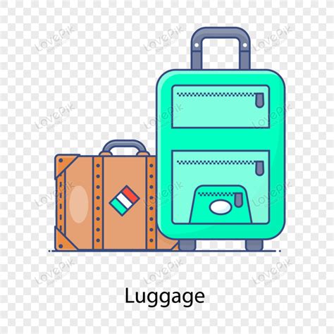 Travel Baggage Luggage PNG Images With Transparent Background Free