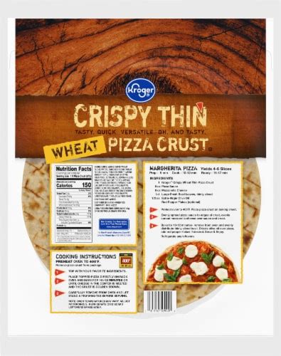 Kroger Crispy Thin Wheat Pizza Crust 2 Ct 16 Oz Kroger