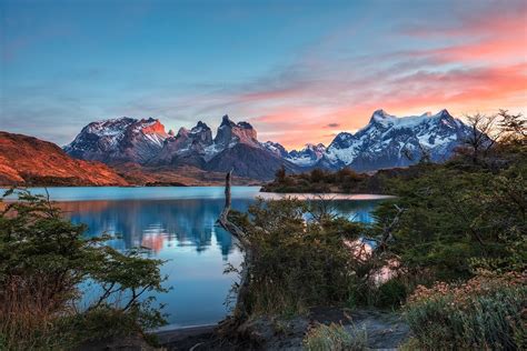 Wallpaper 2048x1367 Px Chile Lake Landscape Mountains National