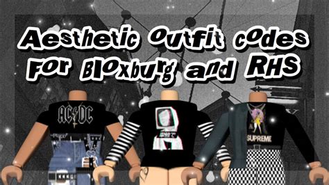 Aesthetic Outfit Codes For Bloxburg YouTube