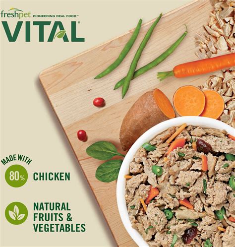 Freshpet Vital Fresh Cuts Chicken Recipe Fresh Dog Food 15 Lb Bag