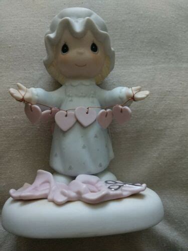 Precious Moments Figurine E2821 You Have Touched So Many Hearts Ebay