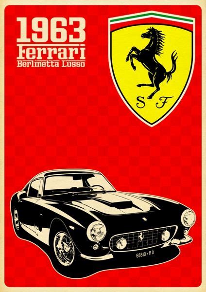 Ferrari Poster Posterbarcz Ferrari Poster Ferrari
