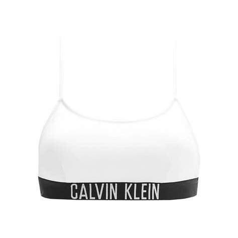 Calvin Klein Underwear Bralette Bikini Intense Power Woman Classic White Mascheroni Store