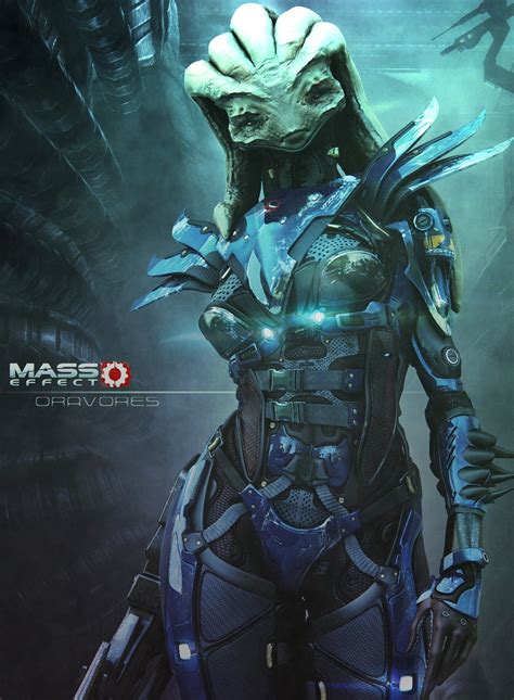 Cool Collection Of Mass Effect Fan Art — Geektyrant Alien Character