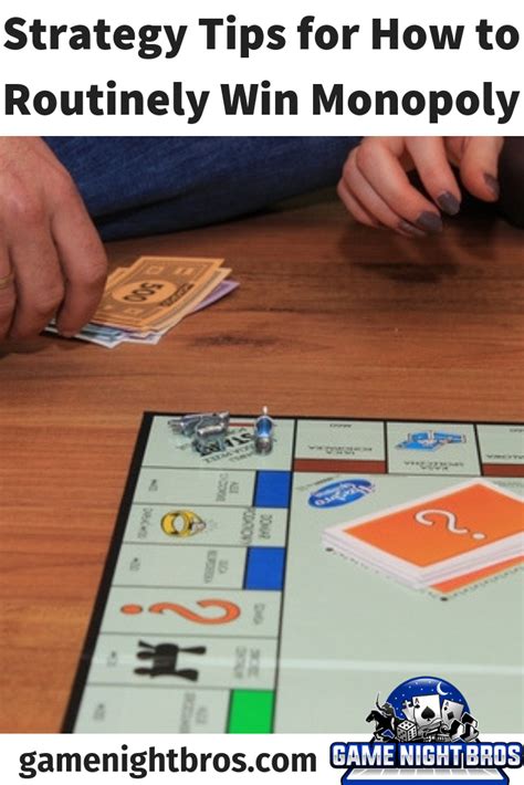 9 Strategy Tips For How To Routinely Win Monopoly Game Night Bros