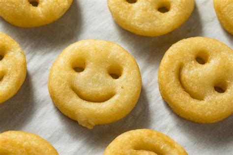 Homemade Smiley Face French Fries Stock Image Image Of Potatoes
