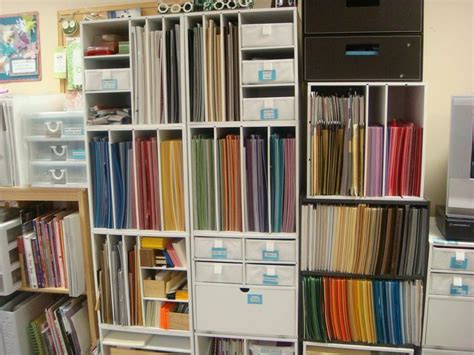 10 gamechangers to organize your craft room and to help you scrapbook. Art Studio Storage Ideas | Paper+Storage = art in itelf ...